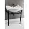 Fauceture VPB3308B Victorian 30" x 22" Ceramic Console Sink Top, White VPB3308B - alternate 4